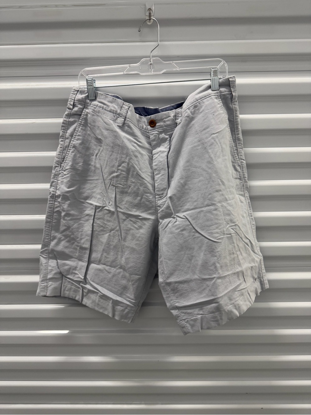 J. Crew Men's Light Gray Cotton Chino Shorts 38W